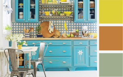 กระเบื้องลาย หรือWall Paper สร้างสีสันให้ห้องครัว