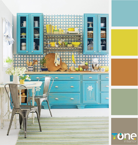 กระเบื้องลาย หรือWall Paper สร้างสีสันให้ห้องครัว