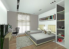 ผลงานการออกแบบ ตกแต่งคอนโด 3