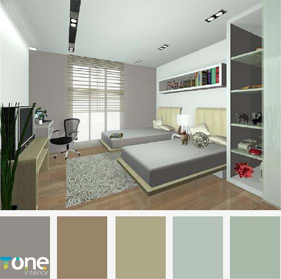 ผลงานการออกแบบคอนโดมีเนียมของ Tone Interior